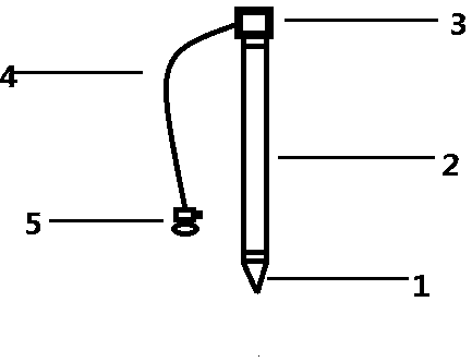 Sign pen based on electronic lighting structure