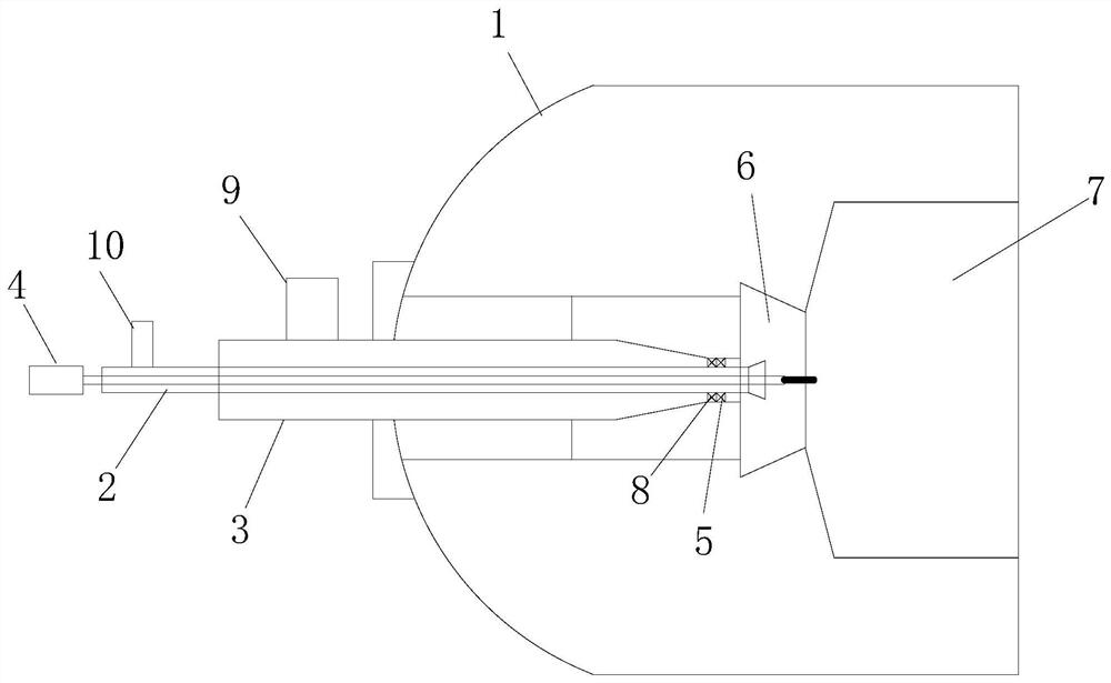 Sulfur recovery combustion furnace