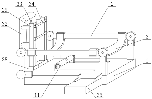 Rehabilitation training device for lower limb vein malformation postoperative patient