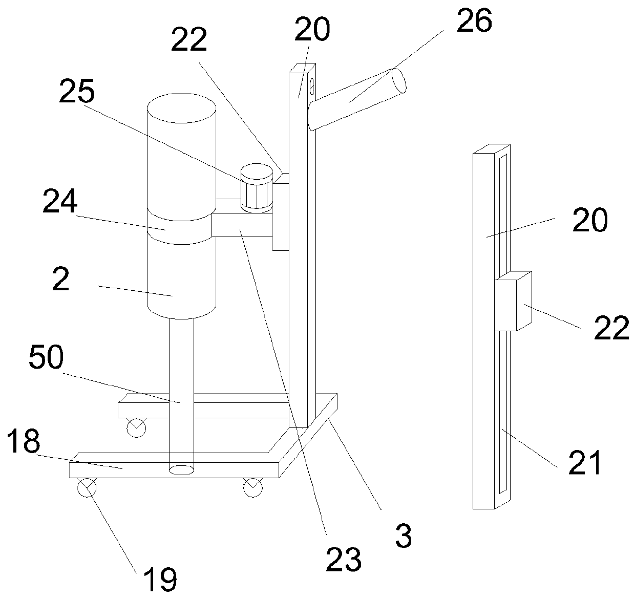 A mining hydraulic rock splitter