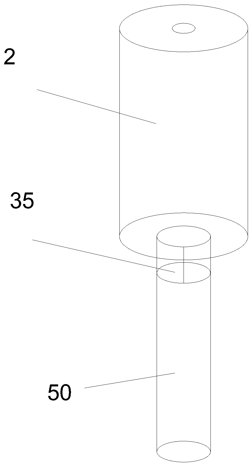 A mining hydraulic rock splitter