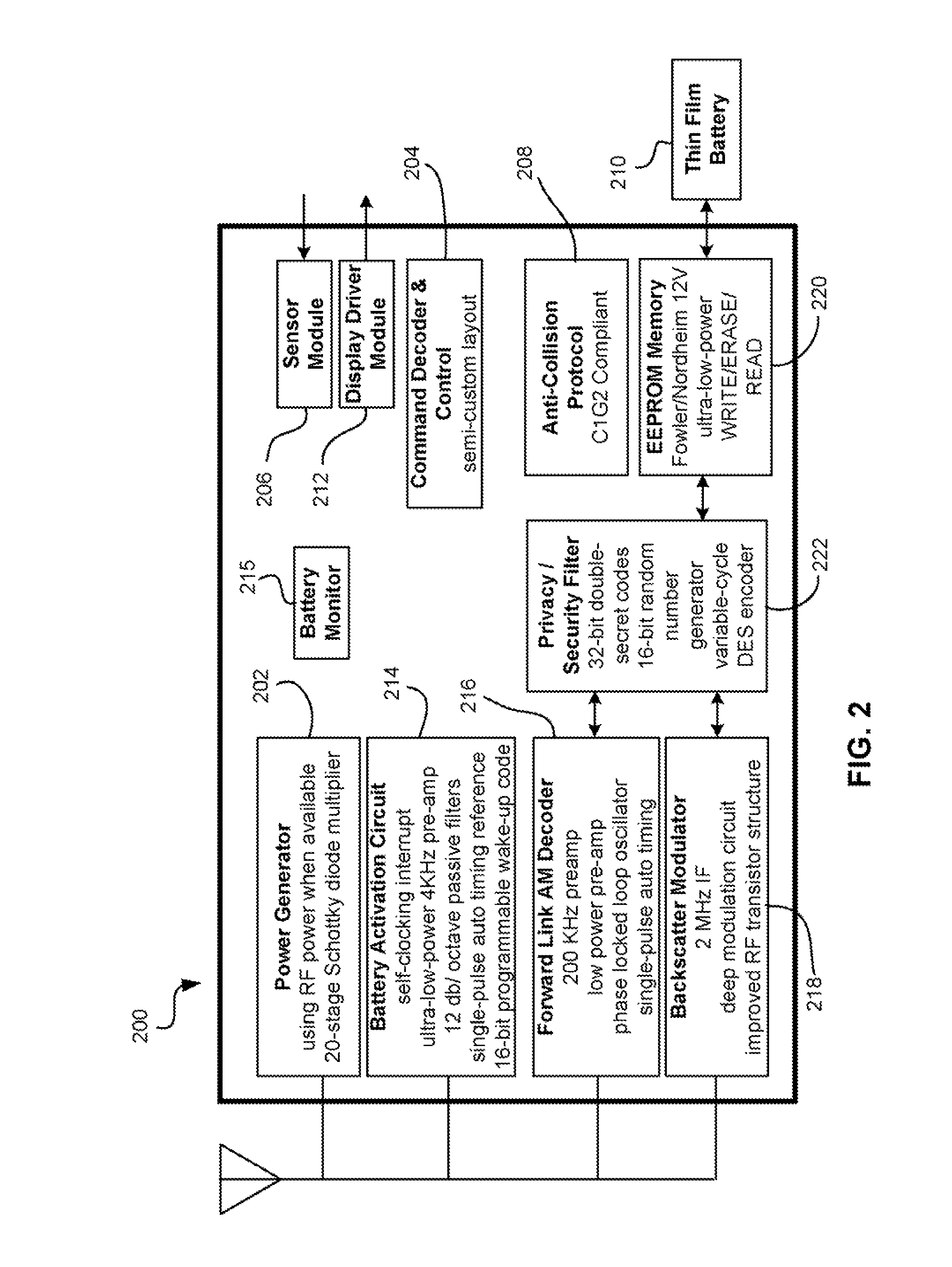 RFID system and method for storing information related to a vehicle or an owner of the vehicle