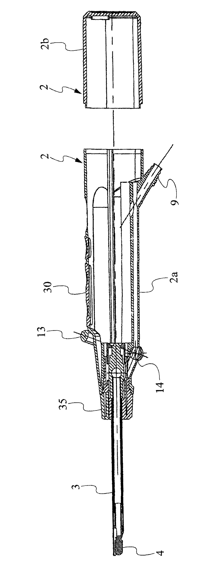 Device for endoscopic resection or removal of tissue