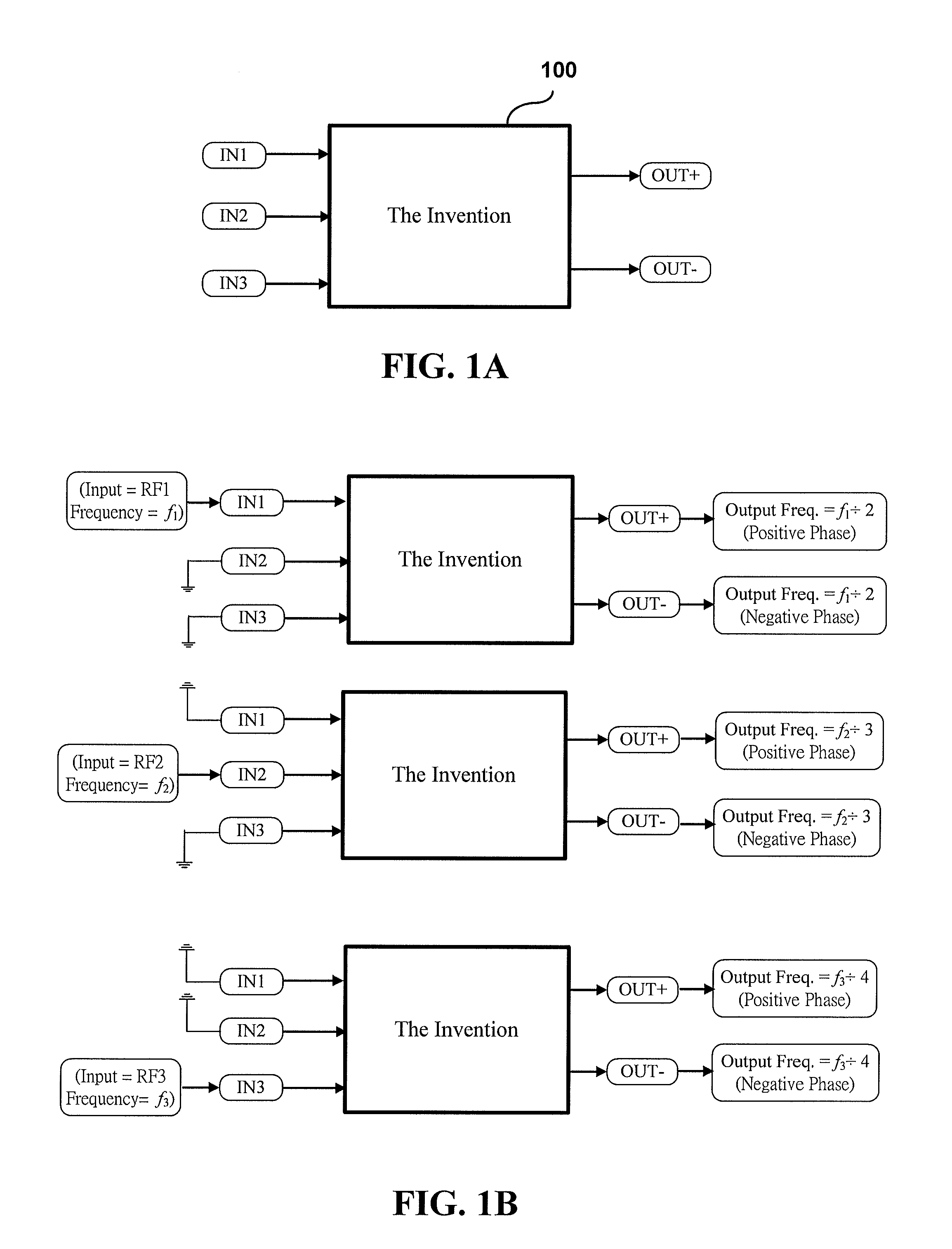 Multimode millimeter-wave frequency divider circuit with multiple presettable frequency dividing modes