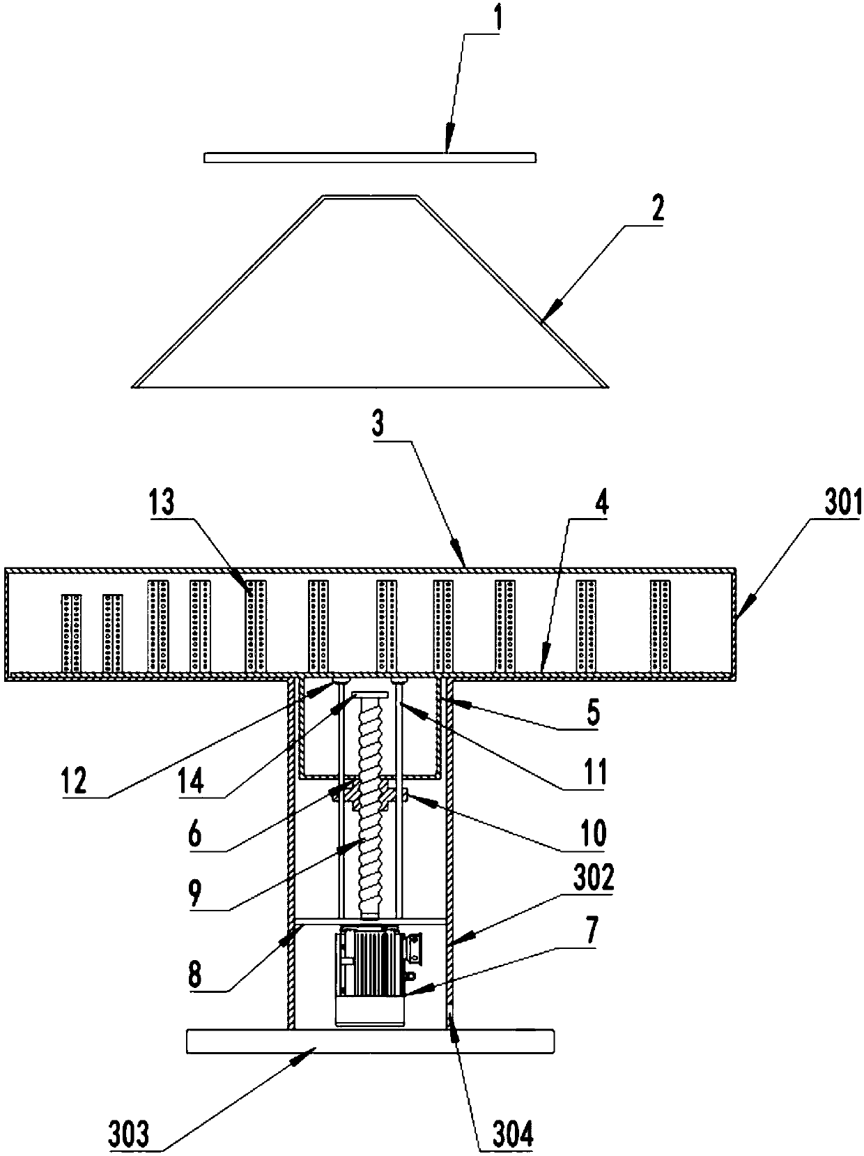 3D holographic projection display device used for environment deign