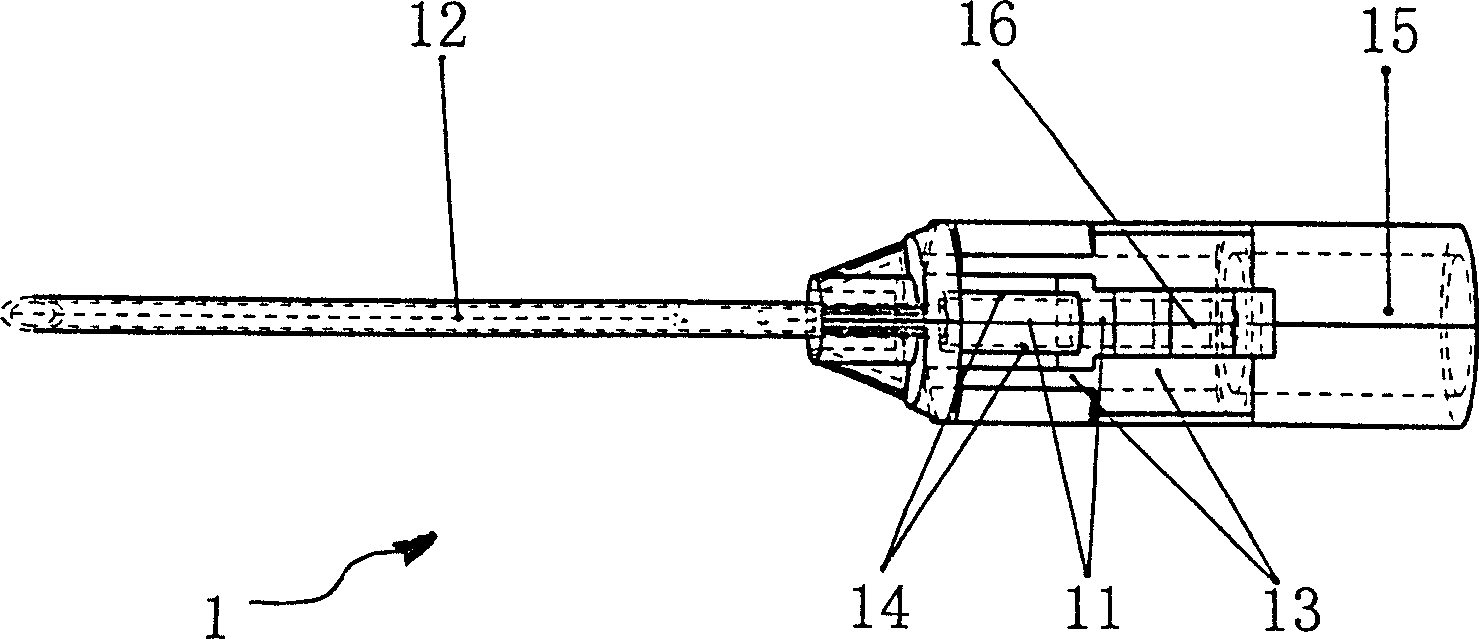 Safeguard protection setting for expendable needle in use for medical treatment