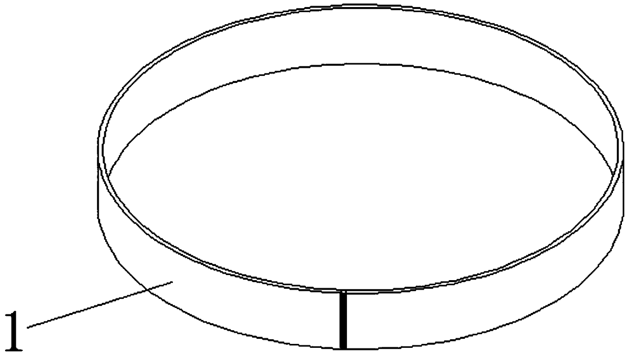 New energy automobile braking air cylinder spinning hoop machining method and spinning hoop