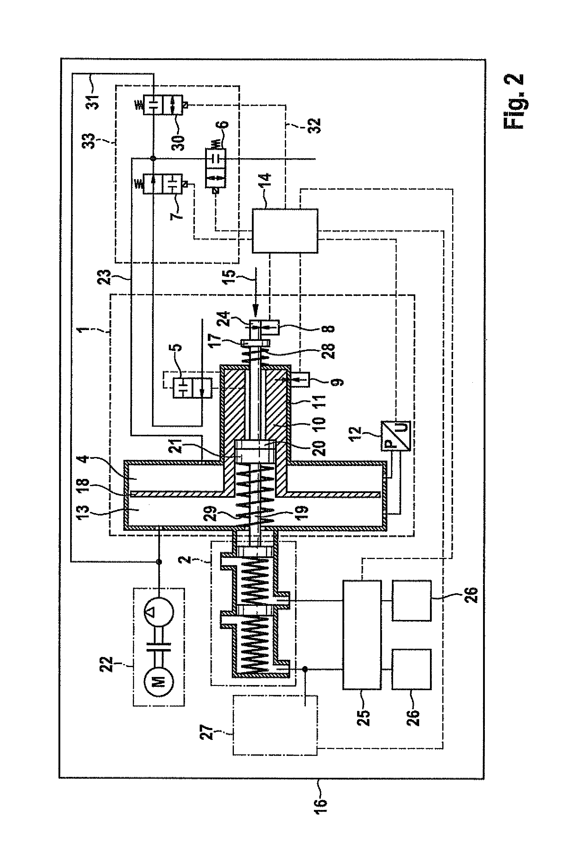 Controllable pneumatic brake booster and method for operating it