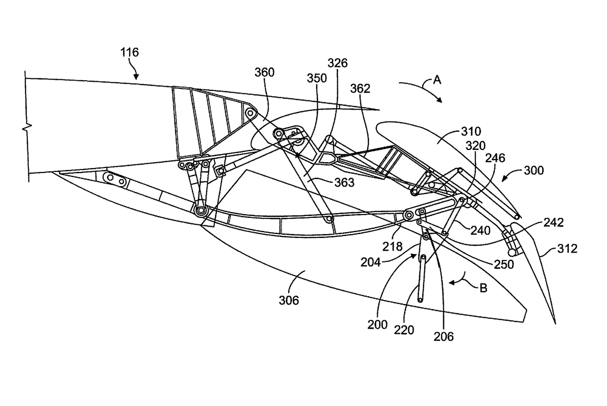 Aircraft wing fairing drive assembly, system, and method