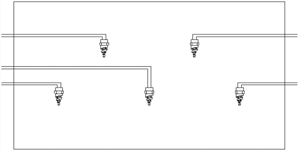 SNCR (Selective Non-Catalytic Reduction) nozzle device used for pi-type corner tangential boiler