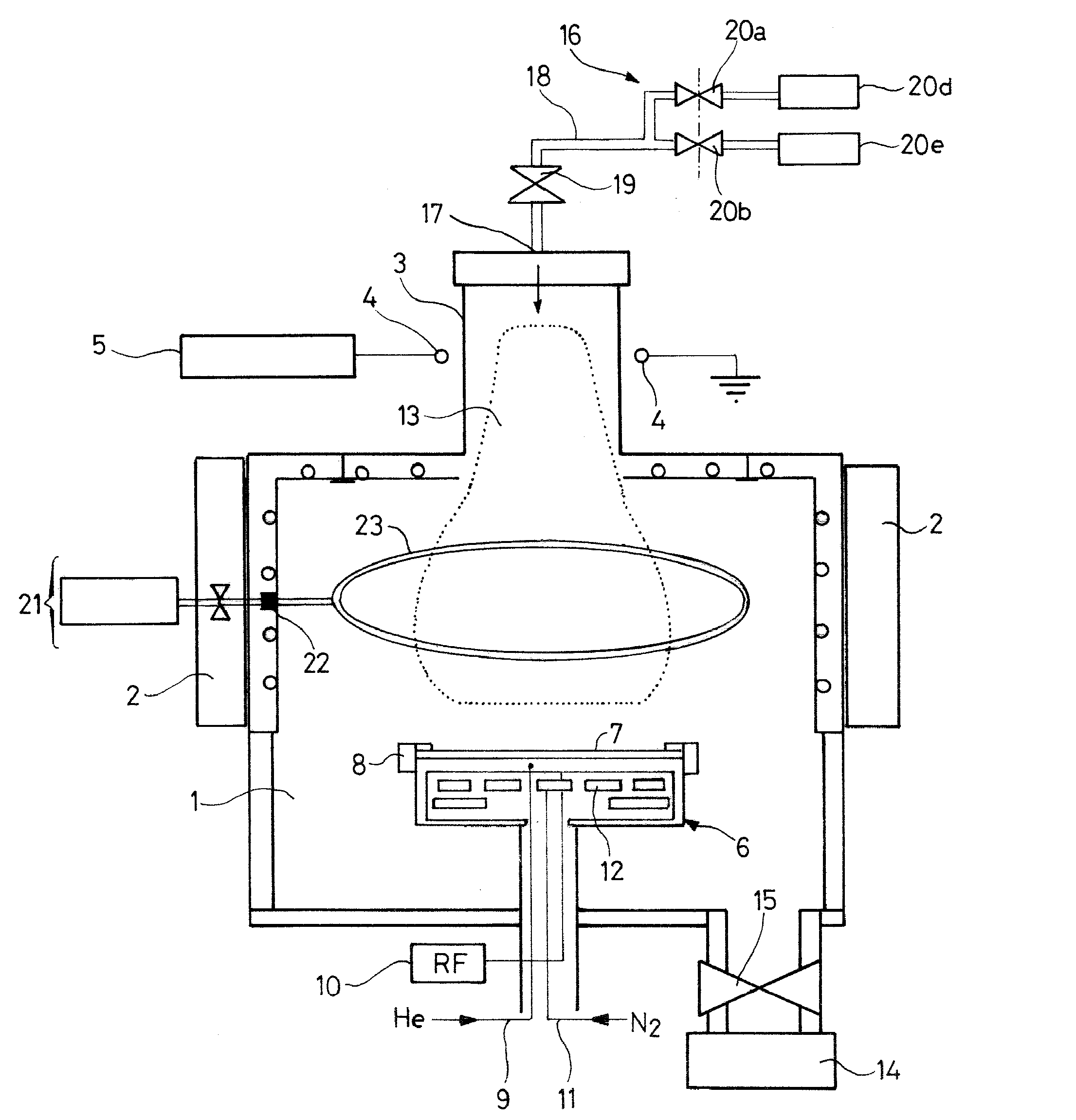 Anisotropic etching method