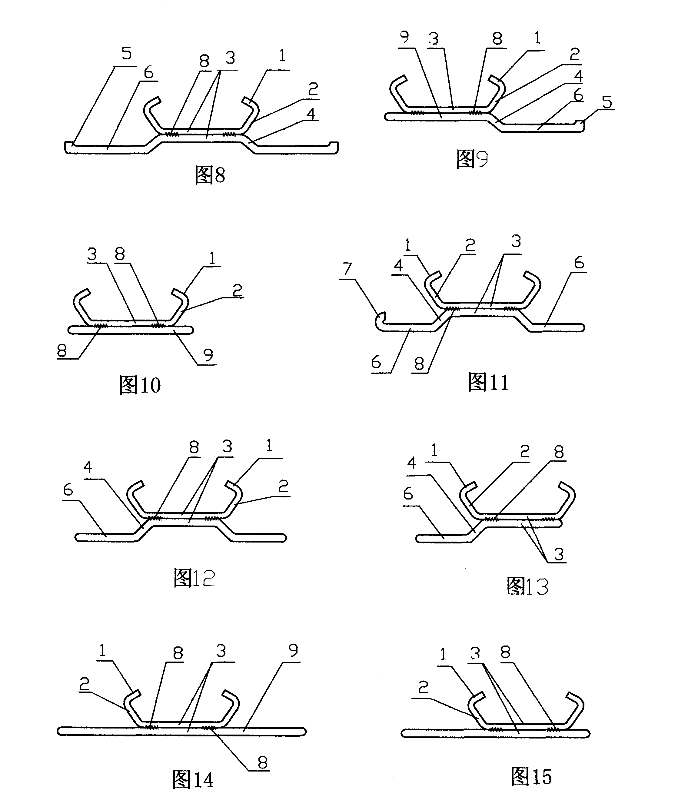 Heat insulated bridge solid steel door and window composite section bar and manufacturing method therefor