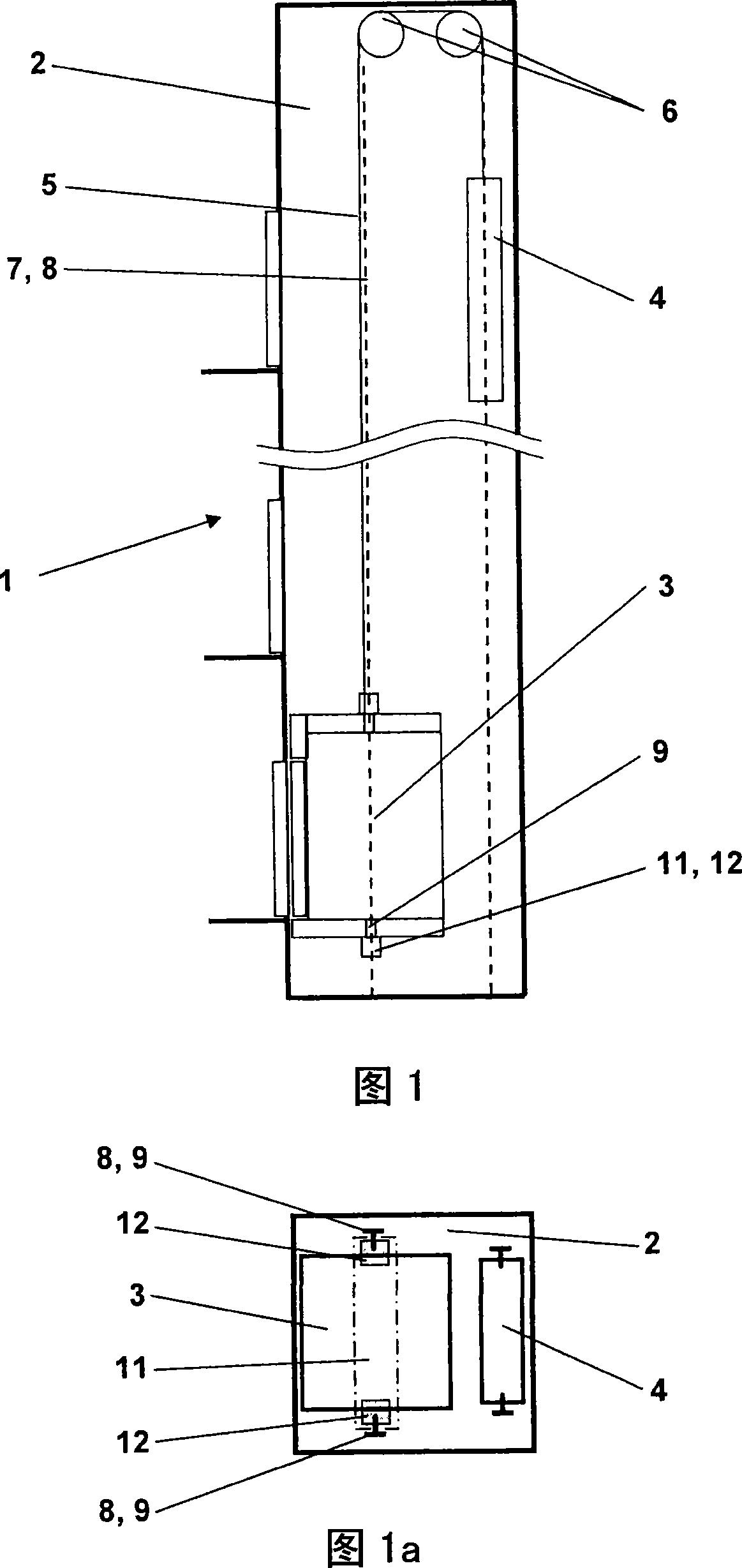 Lift facility with a braking device and method for braking a lift facility