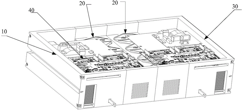 Power unit and high-voltage electricity conversion device