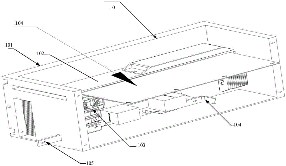 Power unit and high-voltage electricity conversion device