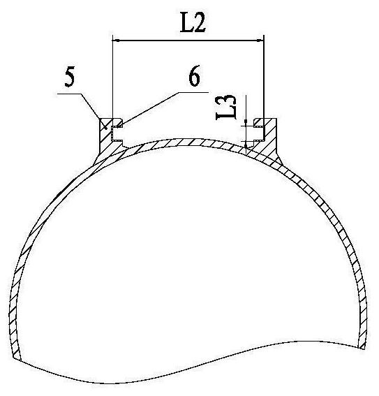 Processing and bonding method of airborne rocket shell slideway