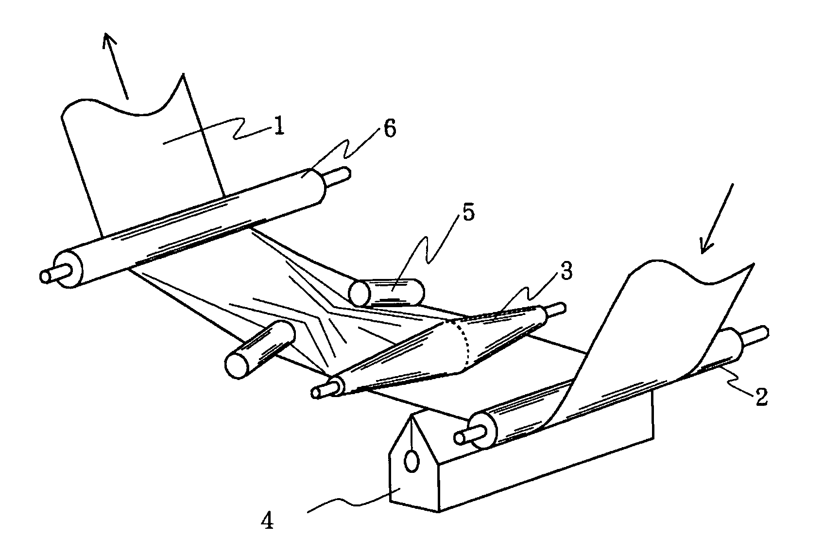 Method for removing wrinkles, device for removing wrinkles, and coating method