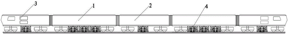 Open type abrasive belt rail high-speed grinding vehicle