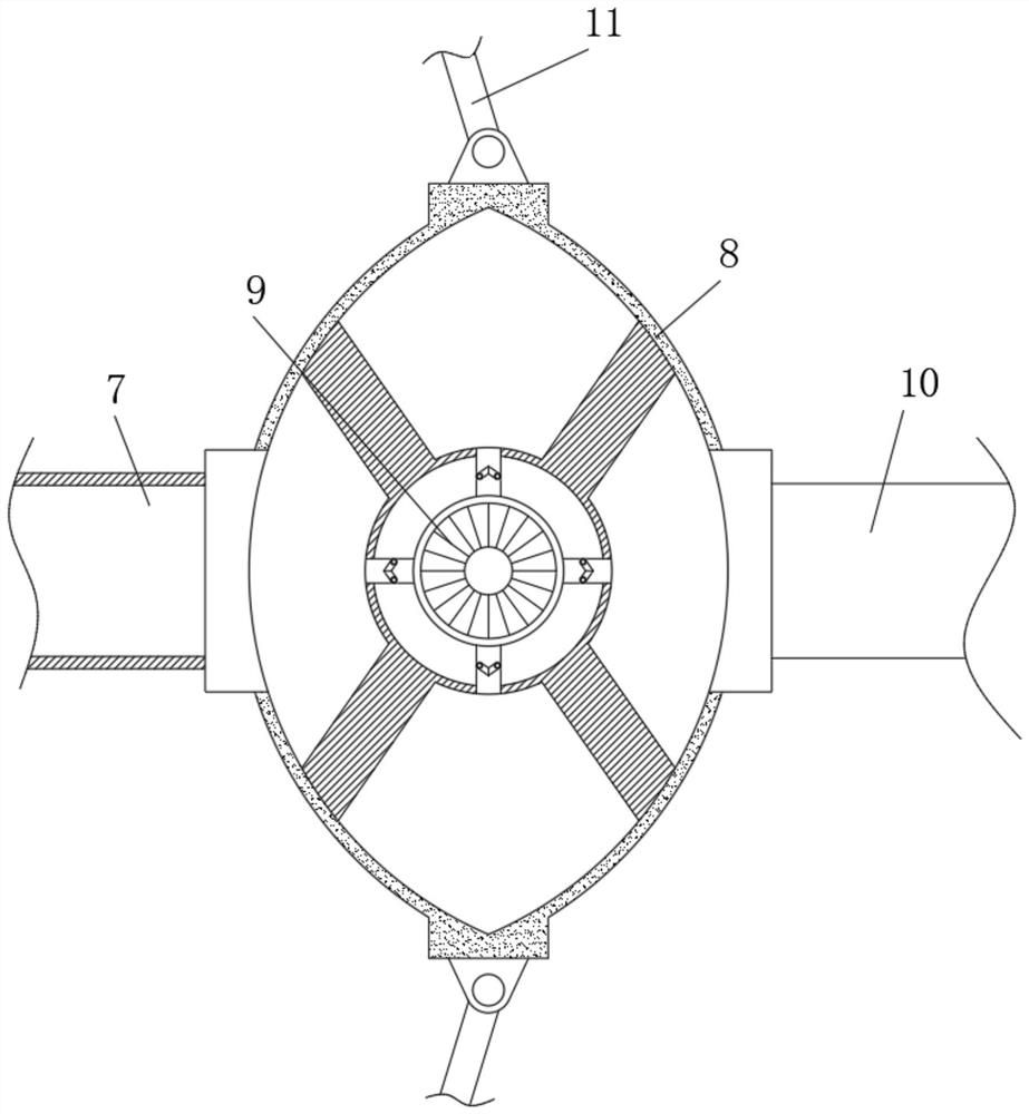 Intermediate frequency furnace cooling device capable of intelligently controlling temperature and accelerating heat dissipation