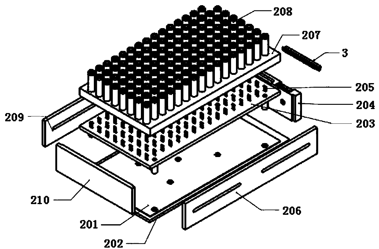 Novel cylindrical battery formation and capacity grading jig