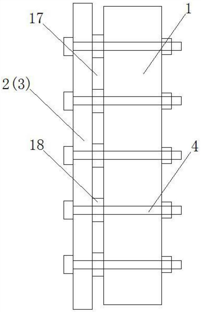 Fabricated fireproof and anti-explosion integrated structure of valve side plugging system of extra-high voltage converter station