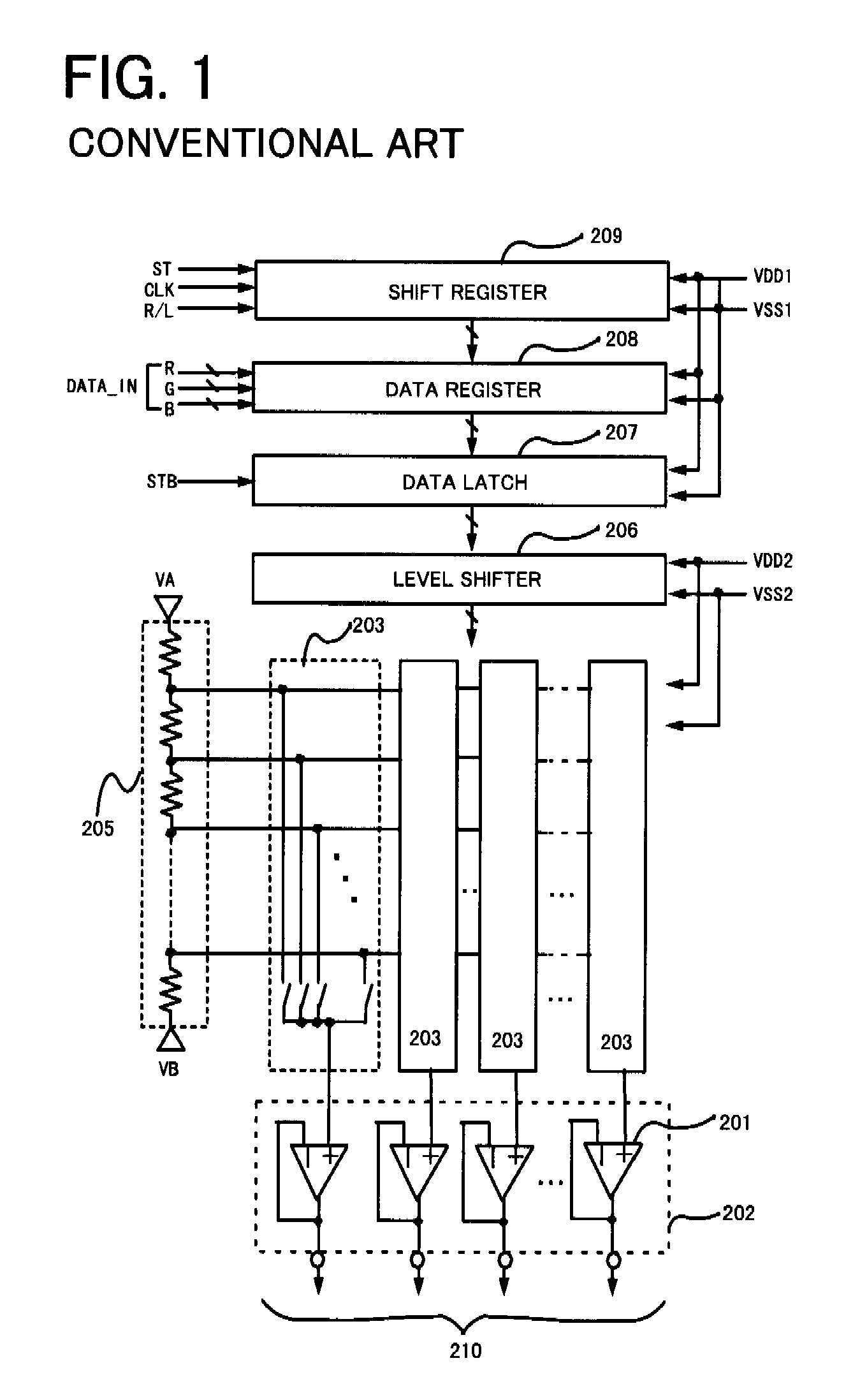 Differential amplifier, digital-to-analog converter and display device