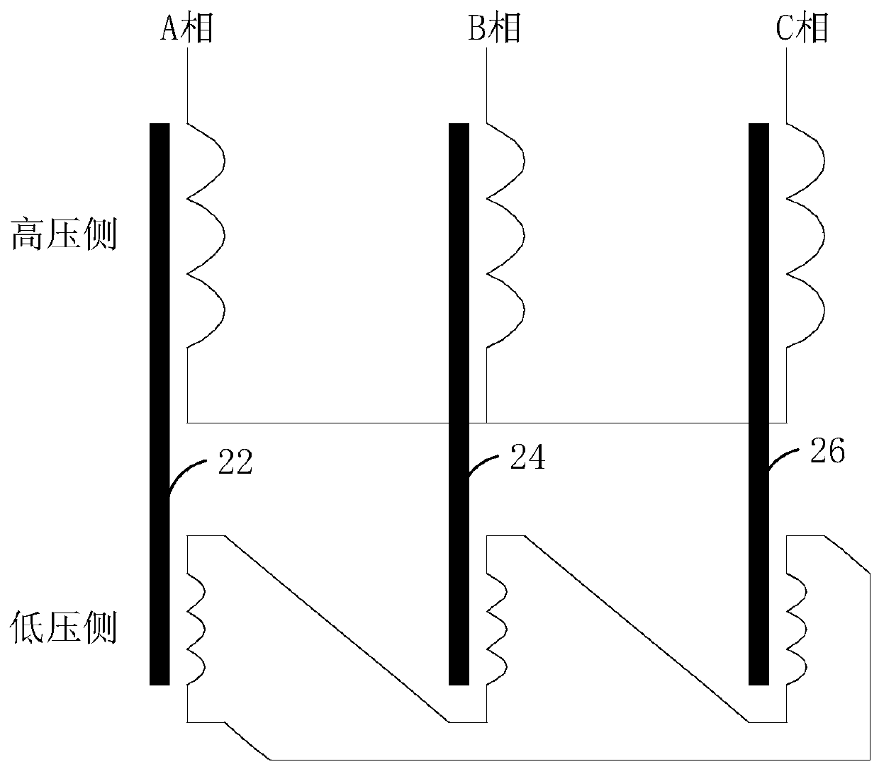 Ultra-high voltage AC transformer phase selection, opening and closing control method and device