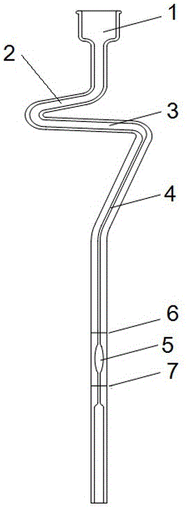 Capillary viscometer capable of realizing automatic quantification and testing method thereof