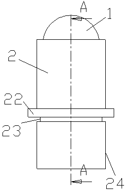 Positioning gas pressure column