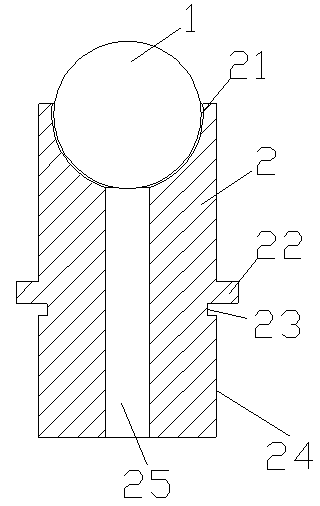 Positioning gas pressure column