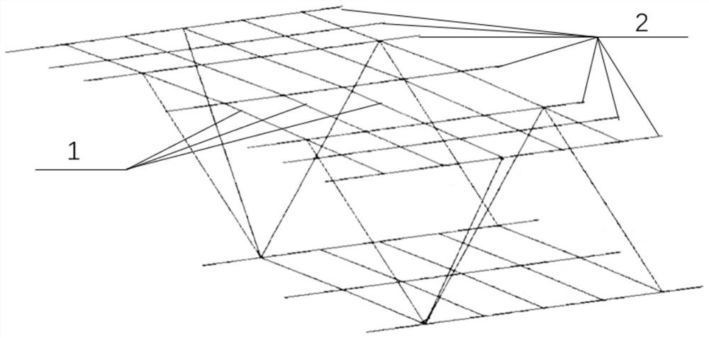 Finite element simulation method for plate-truss composite structure of orthotropic steel bridge deck system