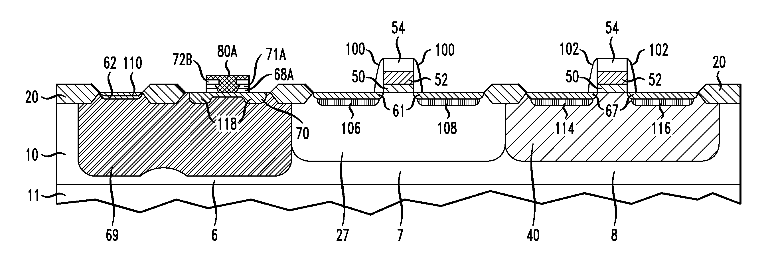 Thermally stable BiCMOS fabrication method and bipolar junction transistors formed according to the method