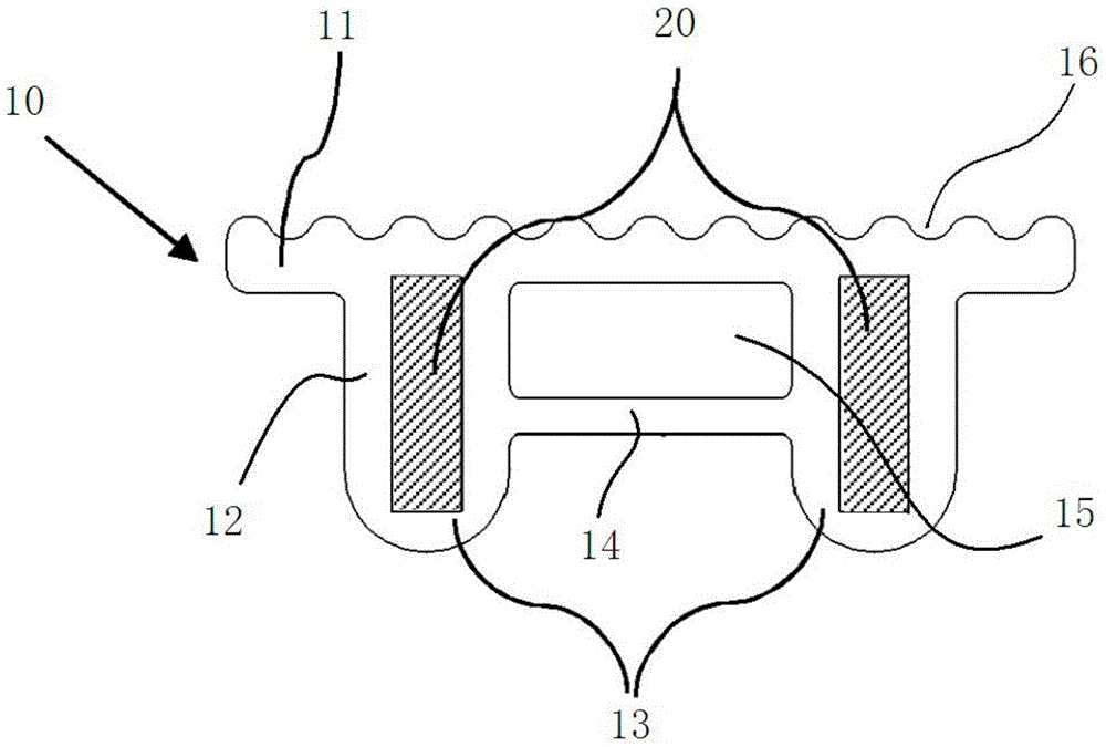 Elastic batten used for bedstead