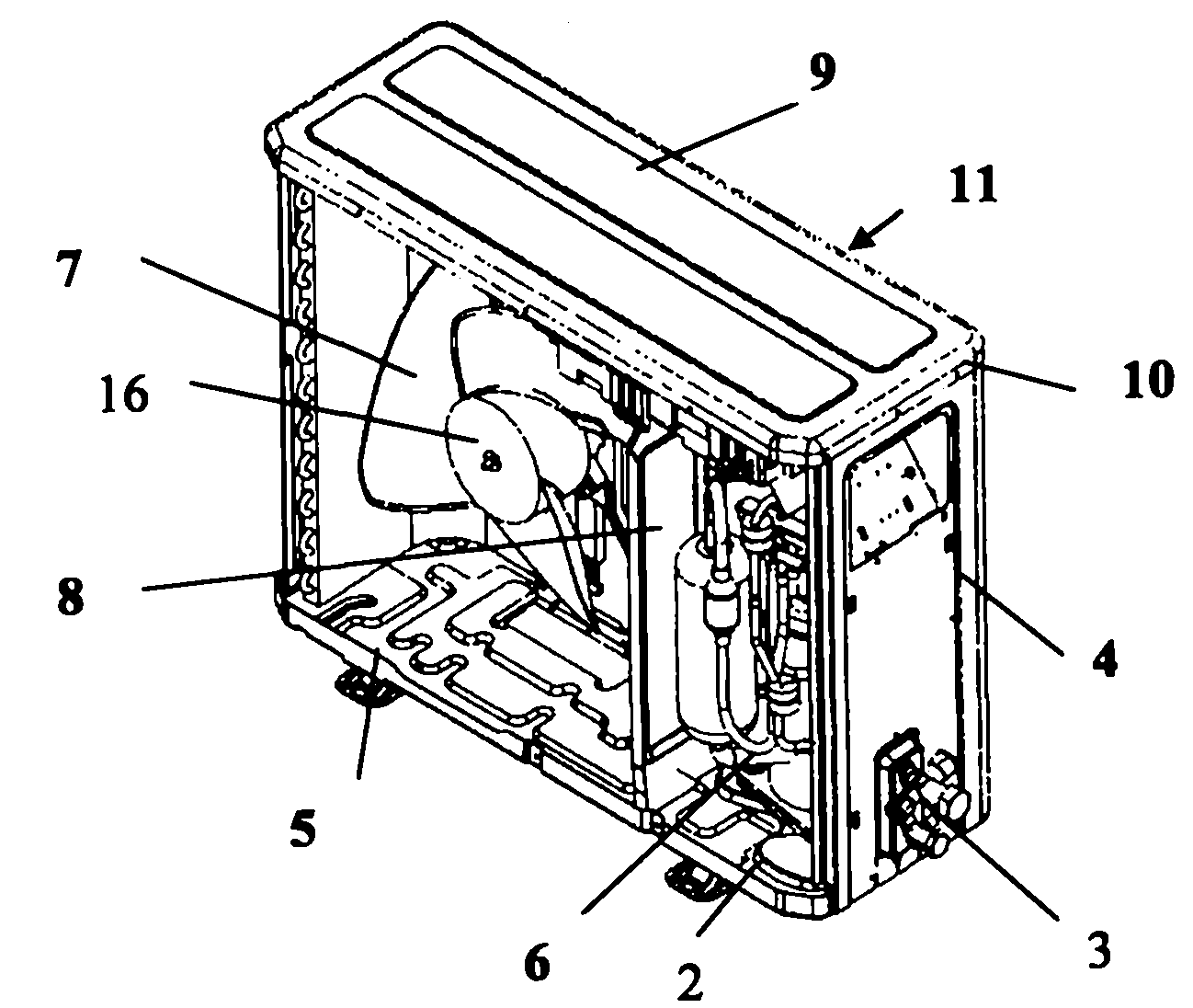 Capillary component for air conditioner