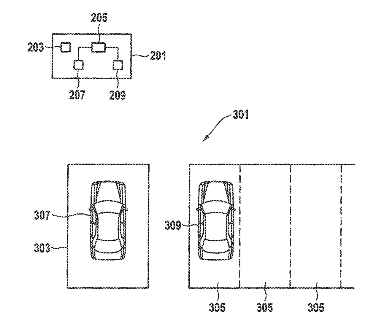 Method and apparatus for localizing a motor vehicle