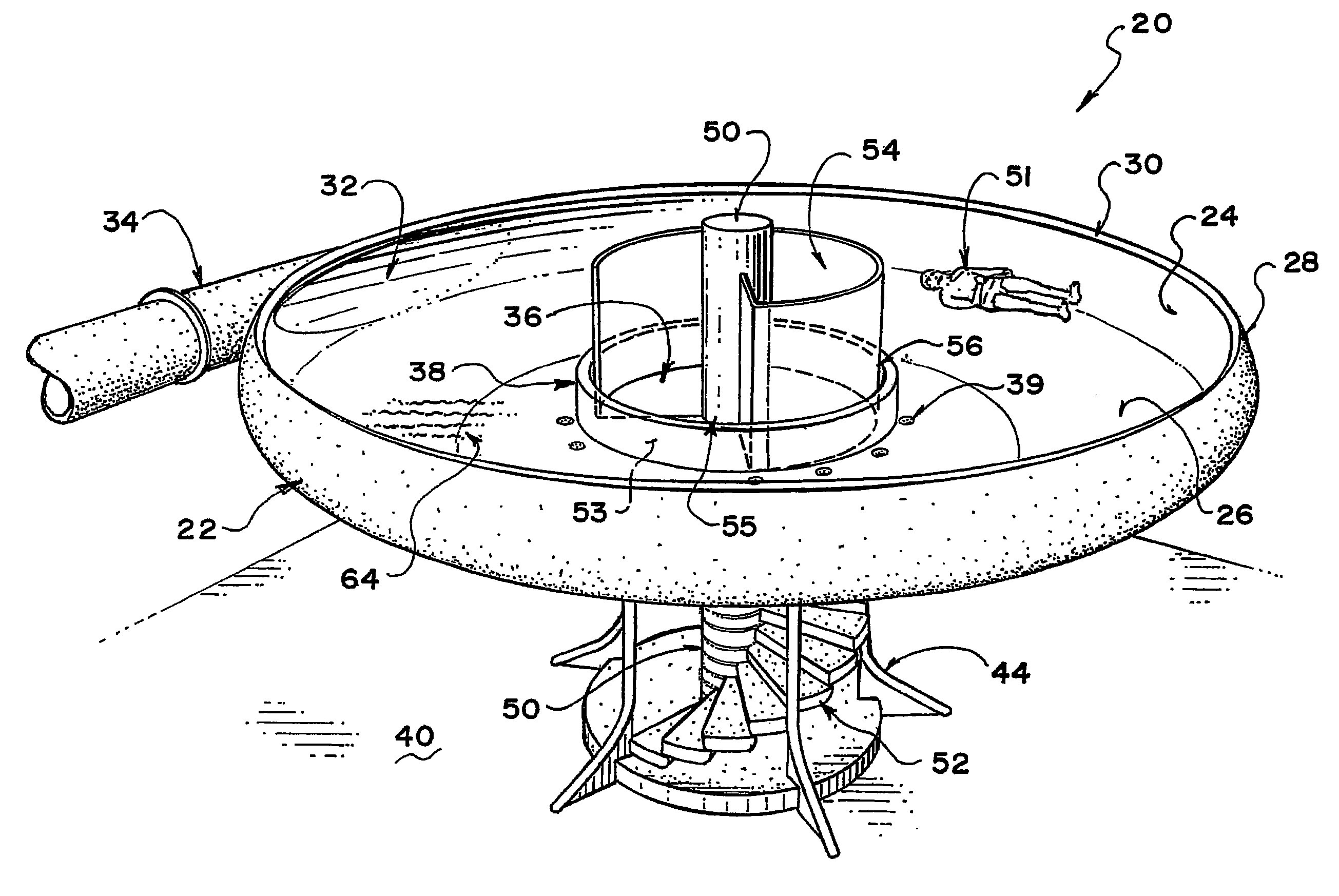 Waterslide run-out bowl