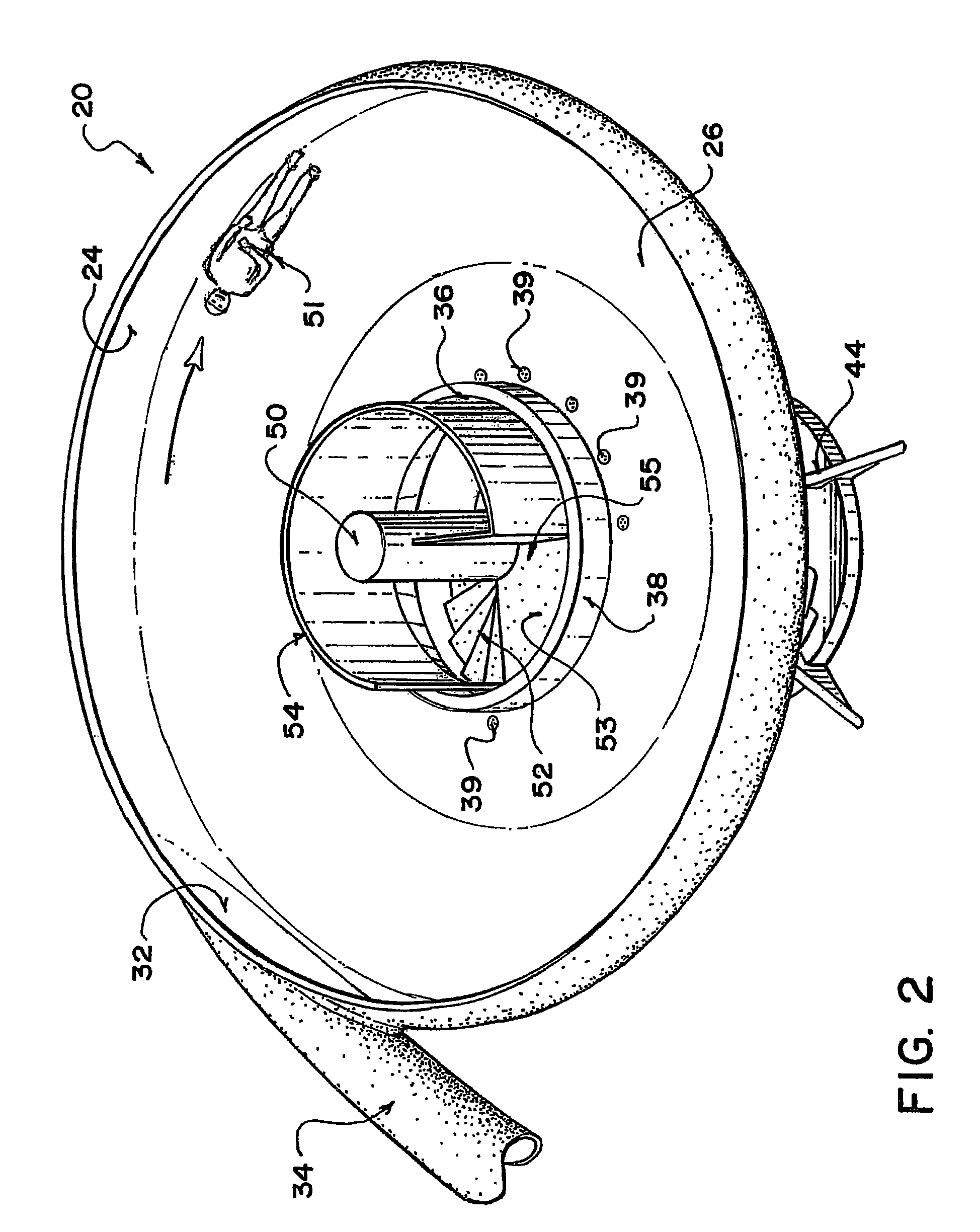 Waterslide run-out bowl