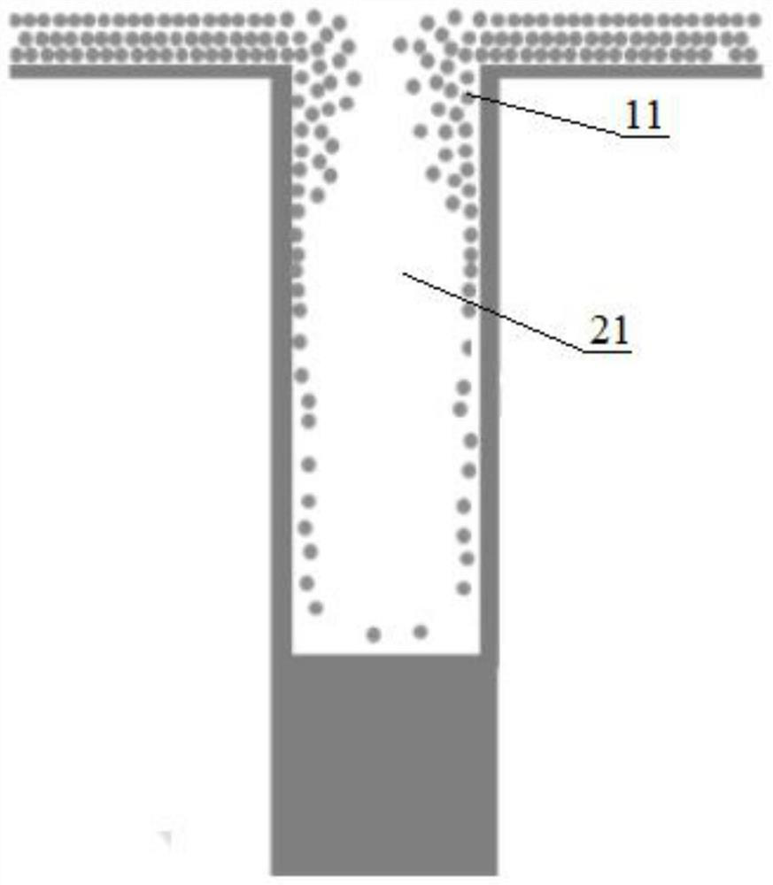 Method for micropore filling by using CTAB as inhibition additive