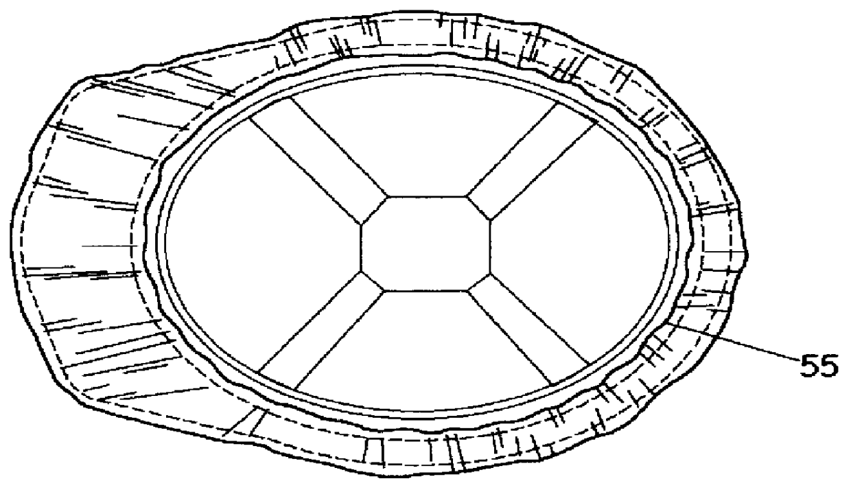 Slip-on, elastic, fabric cover for hard hats and the like