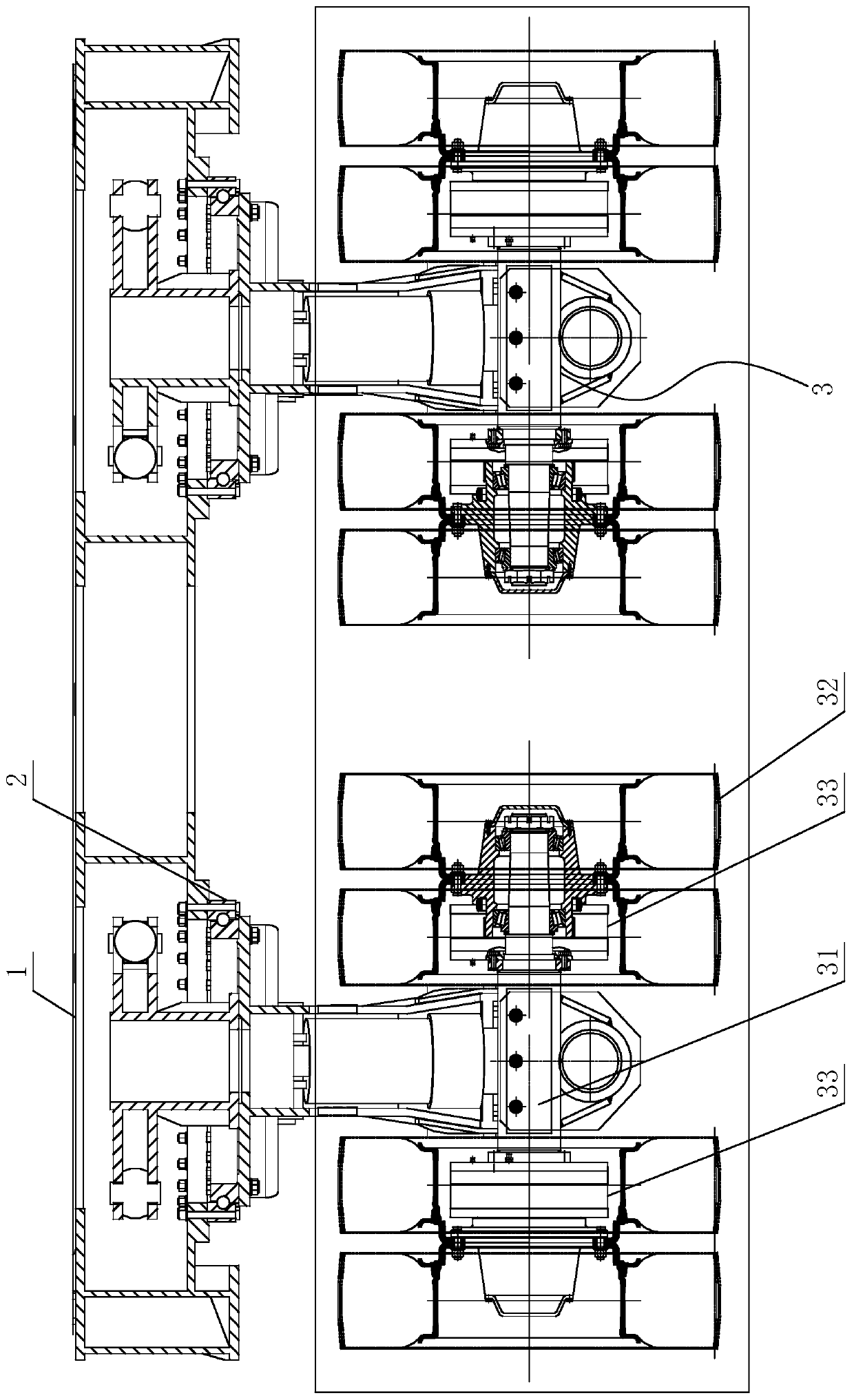 Battery electric heavy duty transport truck