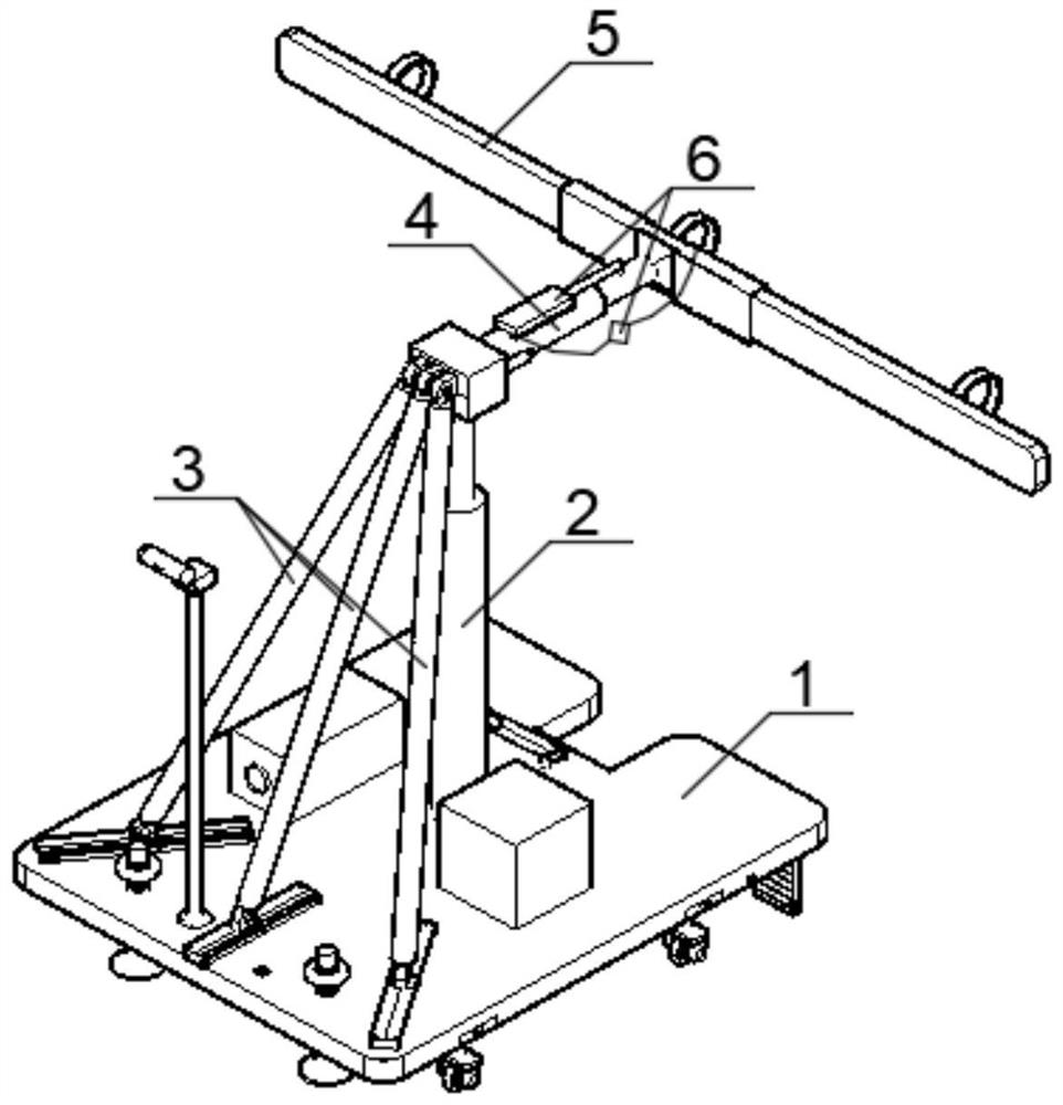 Semi-automatic and portable nondestructive detection equipment and detection method for bearing capacity of movable handrail