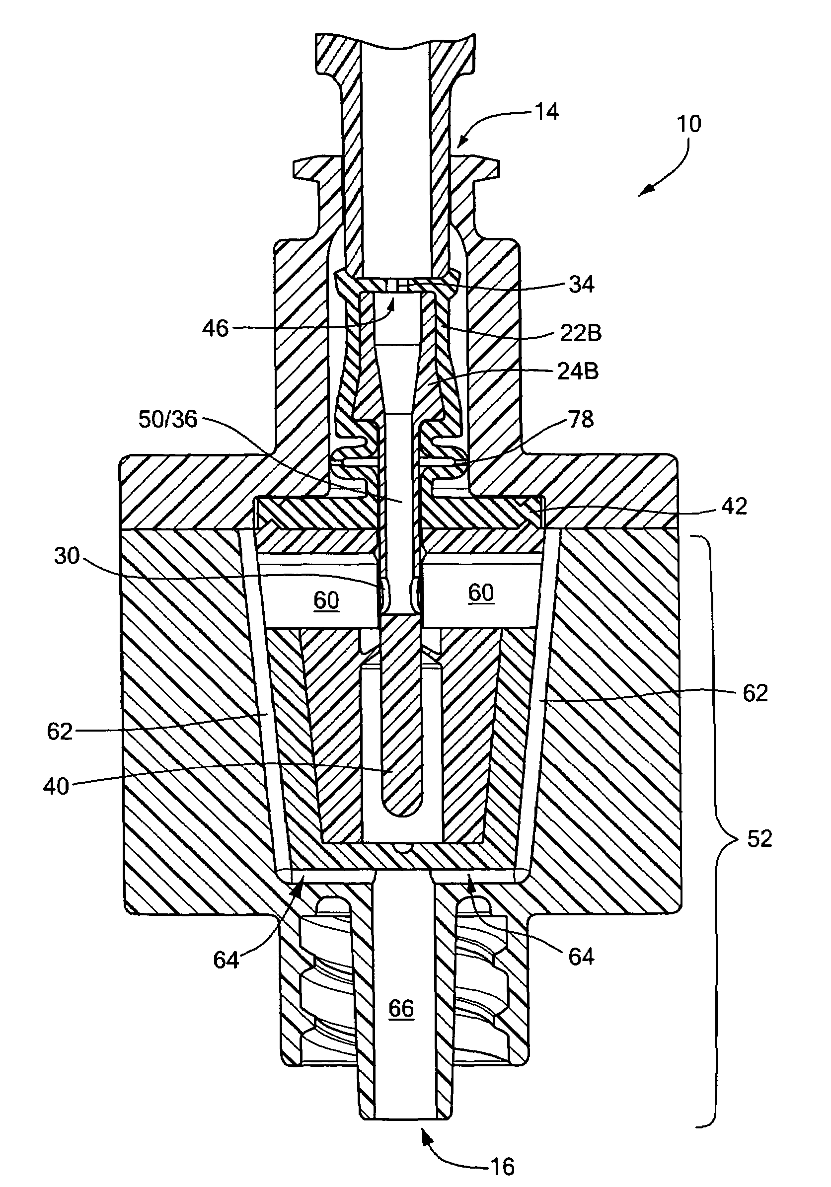 Anti-drawback medical valve