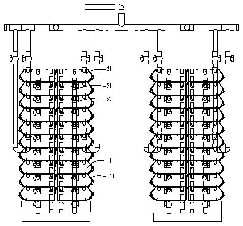 Aquaculture box unit and culture system adopting industrialized water treatment