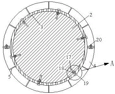 Pier column and cross tie beam synchronous pouring supporting formwork structure and construction method thereof