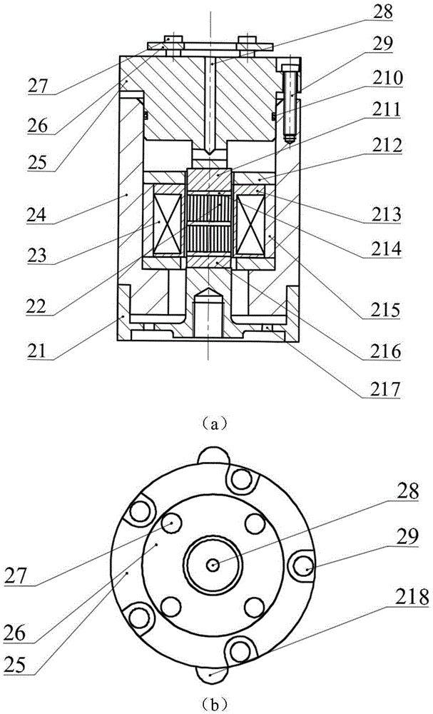 Giant magnetostrictive rotary ultrasonic vibration knife handle