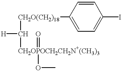 Radioiodinated phospholipid ether analogs and methods of using the same