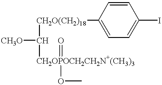 Radioiodinated phospholipid ether analogs and methods of using the same