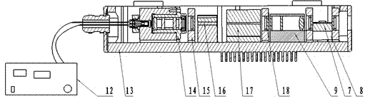 Natural gas leakage telemetering laser radar