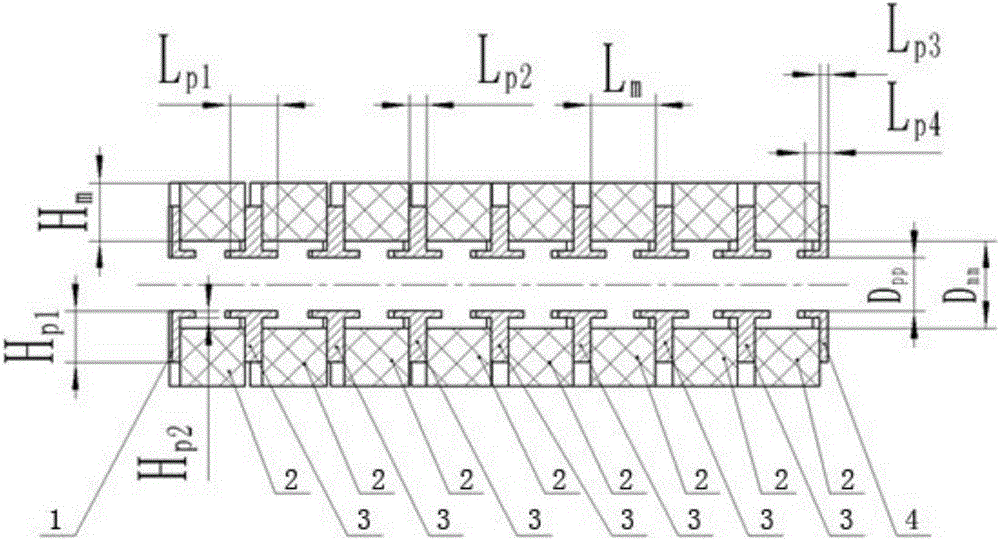 Radial fan-shaped magnetic focusing system for radial beam traveling-wave tube