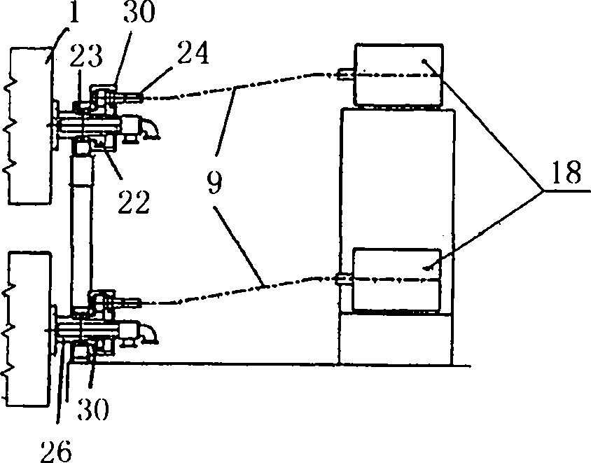 Bearing gear unit for paper maker or carton machine